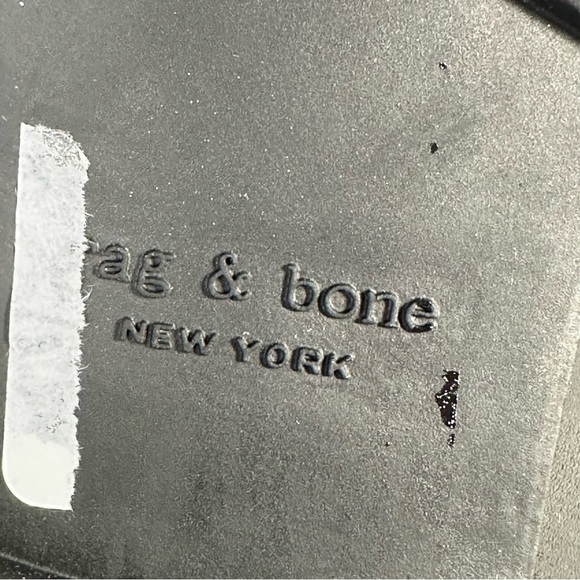 Rag&Bone Shiloh Black Leather Hiker Ankle Boots. EU 38/US 8 - Picture 9 of 13